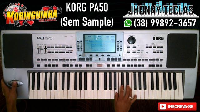 Ritmo Koringuinha do Forró Korg Pa 50 Sem Sample - Jhonny Teclas смотреть онлайн