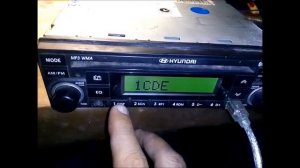 HYUNDAI MP3 05G sequrity code enter