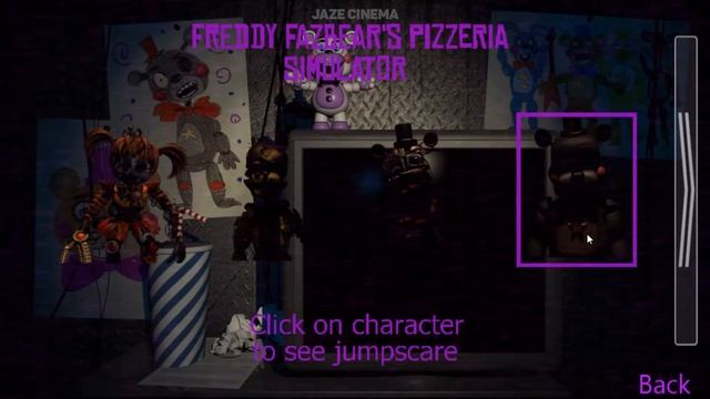 FNaF 1 2 3 4 5 6 & UCN Jumpscare Simulator смотреть онлайн