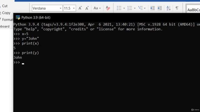Variable In Python #python