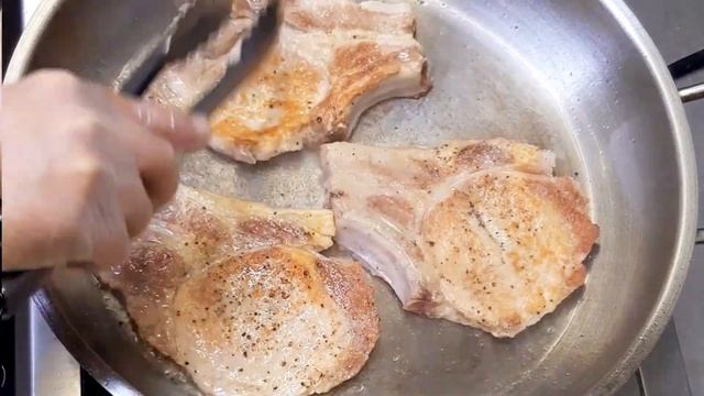 Свиная отбивная по Французски