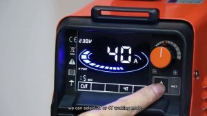 Plasma Cutter CUT-40 LCD, 220V, 20mm Max Cutting, Pilot Arc Start