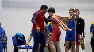 U15 A. Yusifzade (UKR) vs M. Didyk (UKR) 52kg. Youth boys greco-roman wrestling.
