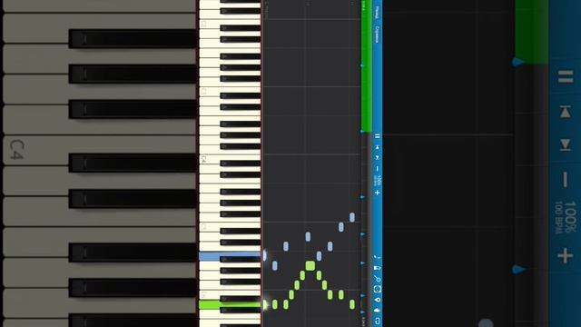 Русская плясовая - Как играть на пианино #shorts #pianotutorial #synthesia