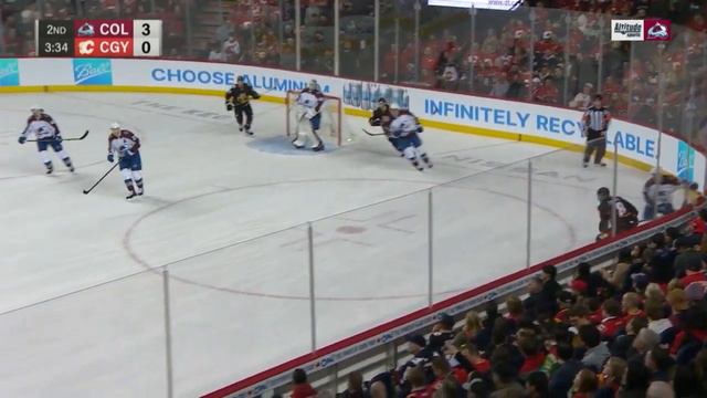 Александр Георгиев в матче против Calgary Flames смотреть онлайн