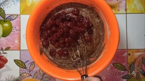 Шоколадные Маффины с Вишней | Быстрый Рецепт