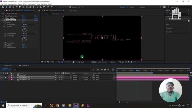 Easy AI Glitch Effect in After Effects | No Plugin | After Effects Tutorial Part 14
