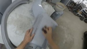 Весь процесс покраски пластикового обвеса от начала и до конца.