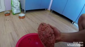 Готовим люля кебаб из говядины и куриного филе