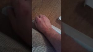 Приклеить ковер, чтобы дорожка не двигалась. Дёшево, без дорогостоящих подложек.