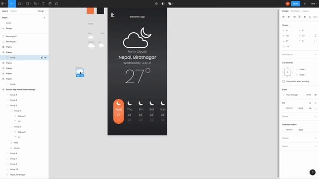 Day -67 || Weather App Mobile UI Kit Template Design In FIGMA || Daily UI Design Challenge смотреть онлайн