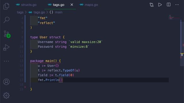 Go Tutorial (Golang) 18 -  tags in Golang | How To Use Struct Tags in Go