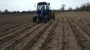 Последний день посадки картофеля! Трактор Мтз 82.1 с Сажалкой л202