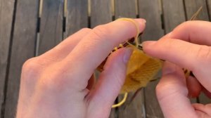 Укреплённая круглая пятка мастер-класс