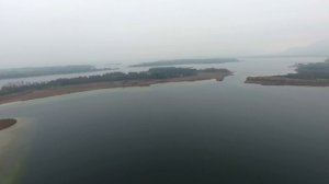 Dronie visiting Lake Chiemsee in Germany