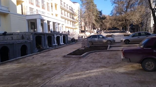 Кисловодск. Проспект Ленина,в районе санатория "ПЛАЗА". 12.02.2022 г. смотреть онлайн