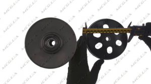 Вариатор задний (тюнинг, без пружин и колодок)   4T GY6 125/150   DLH [V-65]