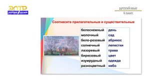 6-класс | Русский язык | Имя прилагательное. Повторение изученного в 5 классе