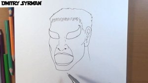 How to draw Venom Eddie Brock 2018, Как нарисовать Венома Эдди Брока