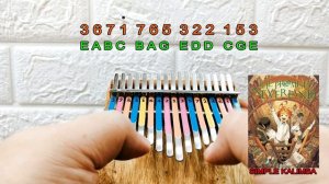 Isabella's Lullaby Ost The Promised Neverland ❤️ Kalimba Easy Tab ❤️