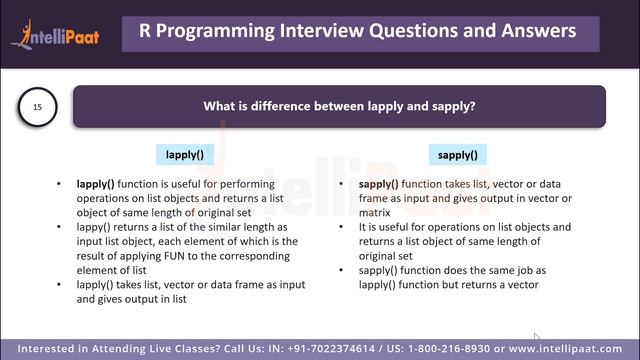 R Programming Interview Questions | R Programming Interview Questions and Answers | Intellipaat