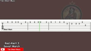 Red Alert 3 - Soviet March Guitar Tutorial