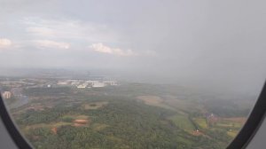 Посадка в Ченду в грозу, А350-900, China Southern Airlines