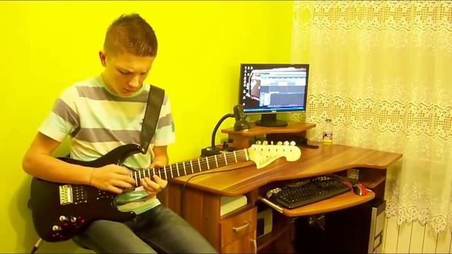 Knocking on Heavens door and Nothing else matters solo cover with HQ Audio смотреть онлайн
