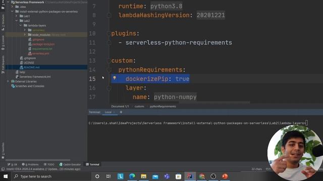 Rapidly create deploy python library  on AWS Layers in Minutes with serverless framework #3