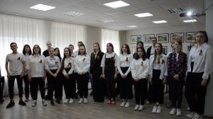 Фестиваль военной песни в средней школе №11. 10 «Б» класс