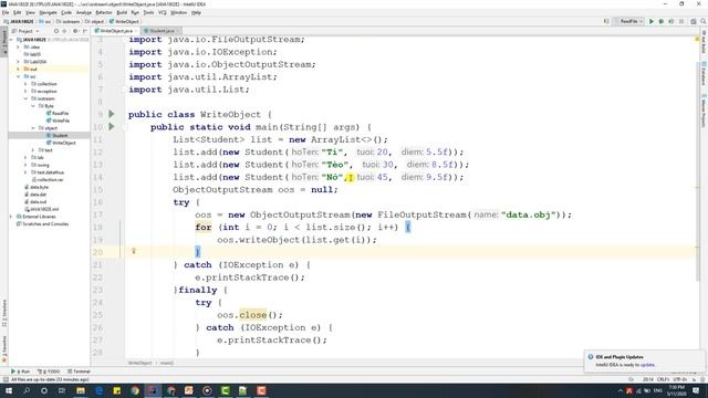11.4 Vào ra file với IOStream - dữ liệu dạng đối tượng - object смотреть онлайн