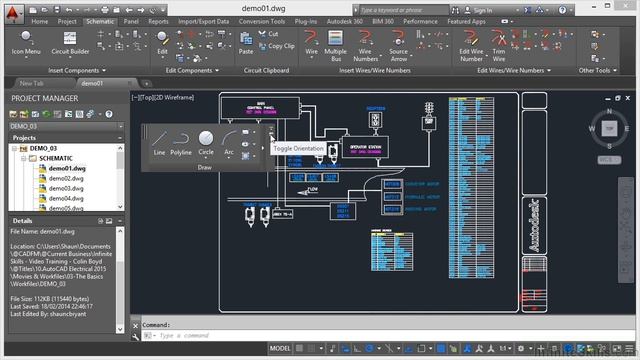 AutoCAD Electrical 2015 Tutorial | Sticky Panels смотреть онлайн