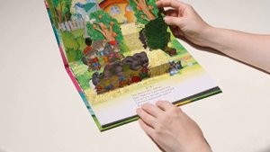 Книжка-панорамка "Учимся считать", издательство "Омега"