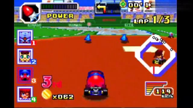 GameBoy Advance Konami Krazy Racers 2001 | Wai Wai Racing full Gameplay walkthrough wiiu смотреть онлайн