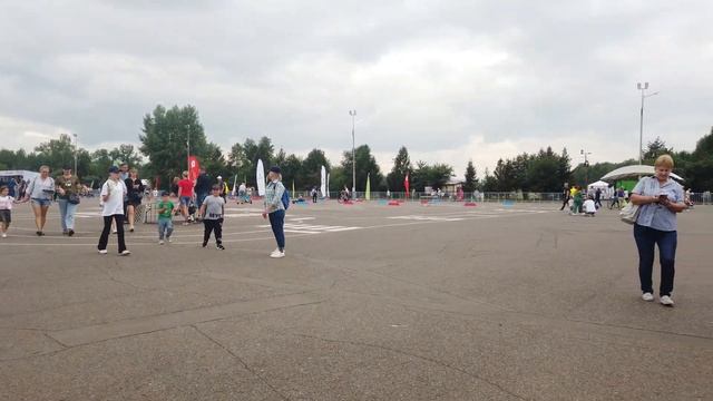 В летний выходной на острове Татышев. Красноярск август 2023