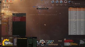 Eve Online: Naglfar vs Caracal Gang