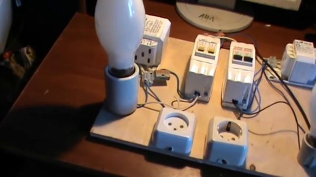 Самодельный стенд для проверки ламп ДРЛ 125 и 250 ватт смотреть онлайн