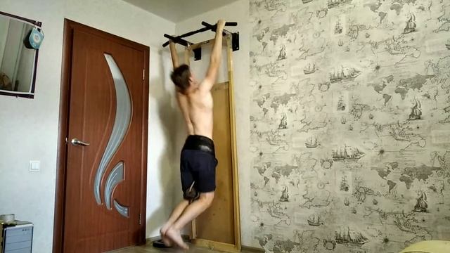 Подтягивания 67,5кг на 1 /.../ +4кг на 20 - прогресс в скорости смотреть онлайн
