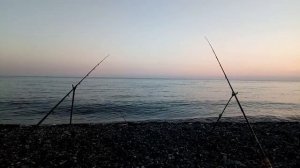 Чёрное море Геленджикский район ловля барабульки-султанки 22.05.2018