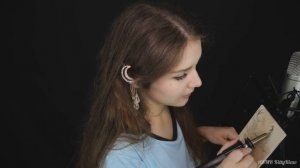 АСМР ? Выжигание по дереву ? | Таппинг, шепот, набор для творчества | ASMR russian