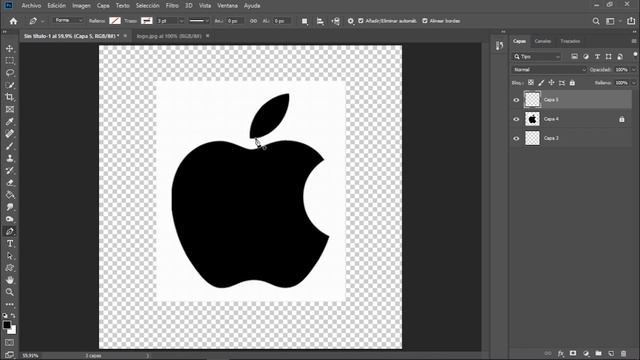 ?como hacer FORMAS PERSONALIZADAS en PHOTOSHOP // como hacer formas en photoshop? смотреть онлайн