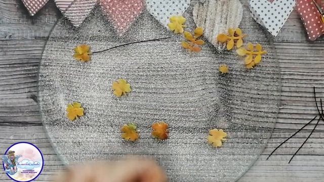 Как сделать осенний букетик из ваты для ватной игрушки смотреть онлайн