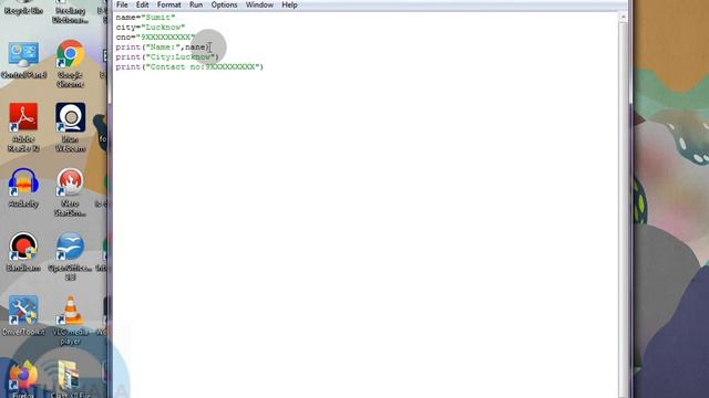 Hello Program|Print your name and details|Hello World in Python ||Python Tutorial|Python Programmin