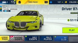 My Favourite car BMW 3.0 CSL Hommage  in Asphalt 9 Gameplay