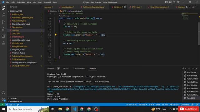 Java Operator Programs in Visual Studio Code: Hands-On Examples and Tips | Shahdev Kumar