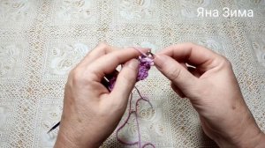 Шикарная #Французская кофточка.Ажурные дорожки и узор клубничка.