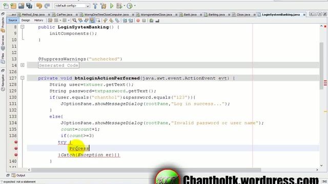 Banking Deposit With JFrame Form login System Part 4-Java Programing OPP смотреть онлайн