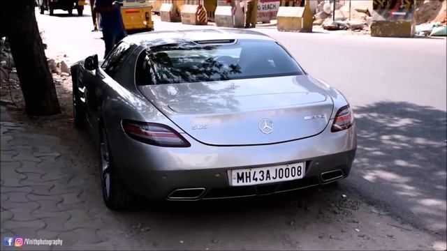 Mercedes SLS AMG In Hyderabad!! смотреть онлайн