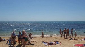 Крым, г. Феодосия, Черноморская набережная, пляж "Баунти", 2 июля 2022г