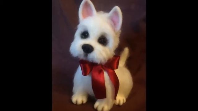 Чудесные, забавные валяные игрушки из шерсти